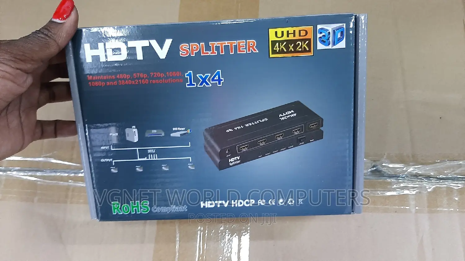 HDMI Splitter 4way × Uhd