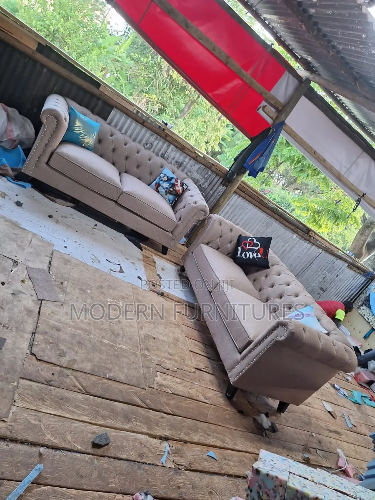 5 Seater Chesterfield Sofa