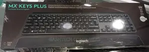Logitech MX Keys Plus Bluetooth Illuminated Keyboard.