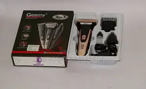 Shaver,Geemy 3 In 1 Rechargeable Hair, Beard Nose Shaver.