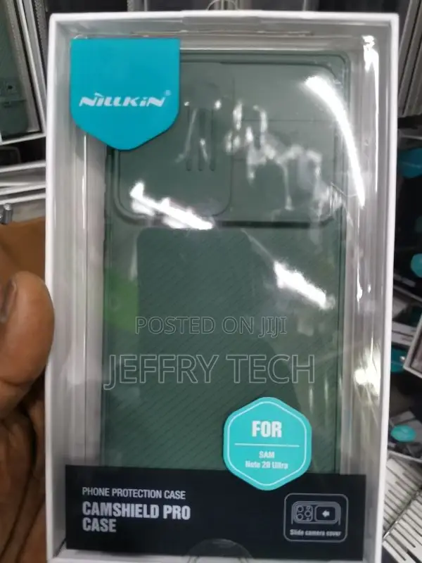 Note 20 Ultra Back Case (Green)- Camshield Pro Case Slide C