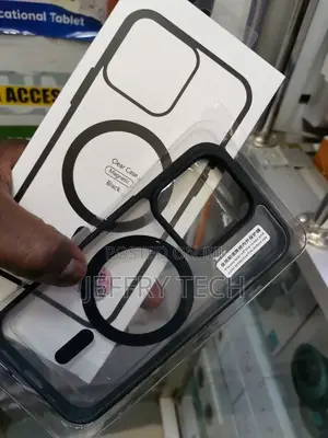 Black Clear Magsafe Case for iPhone 15 Pro