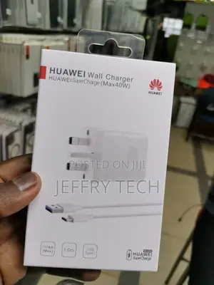 Huawei Supercharge 40W Wall Charger With USB Type-C Cable