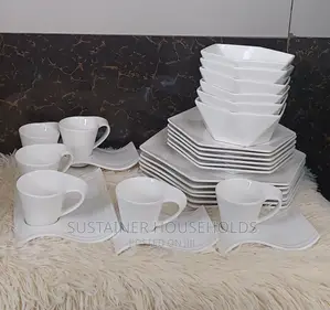 *New In*
 *30 PCS Wavy Hexagon Dinner Set*
*