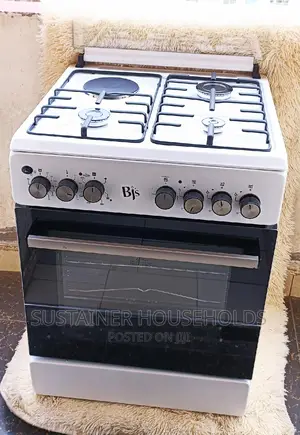 *BJS 3 Gas+1 Hot PLATE 60x60 Standing Cooker
