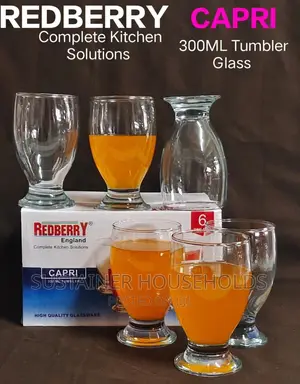 *CAPRI 300 MLS Tumbler GLASSES*
