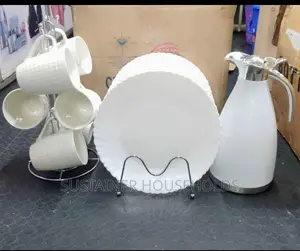 6 PCS 10 Plates6 PCS Cups 2ltrs Unbreakableflask