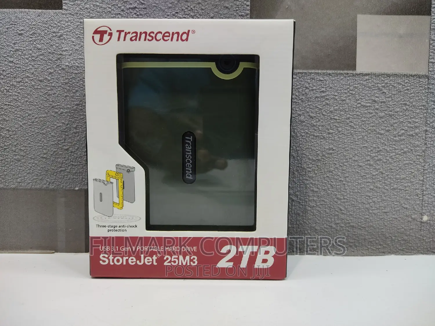 Transcend 2tb Storejet 25m3 Usb 3.1 Gen 1 Portable Drive