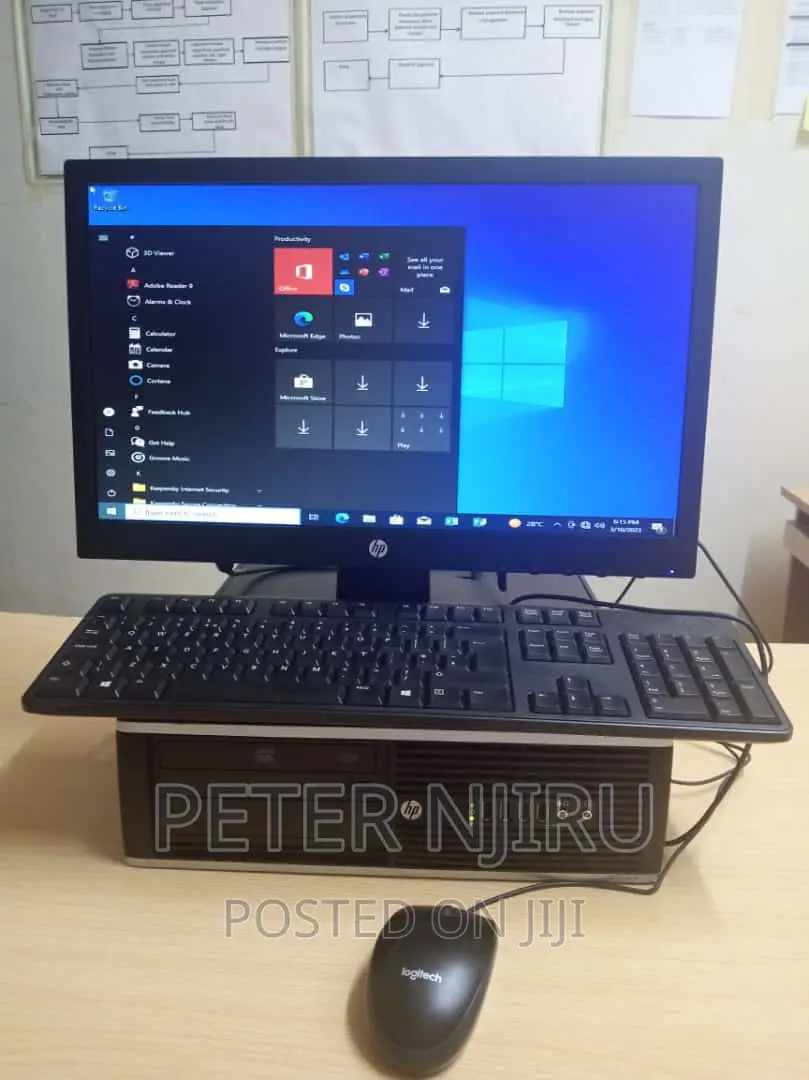 Desktop Computer HP EliteDesk 800 4GB Intel Core I5 HDD 500GB