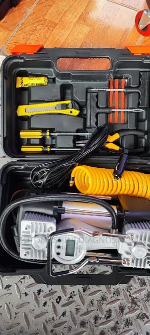 Digital Double Cylinder Portable Compressor Tyre Inflator