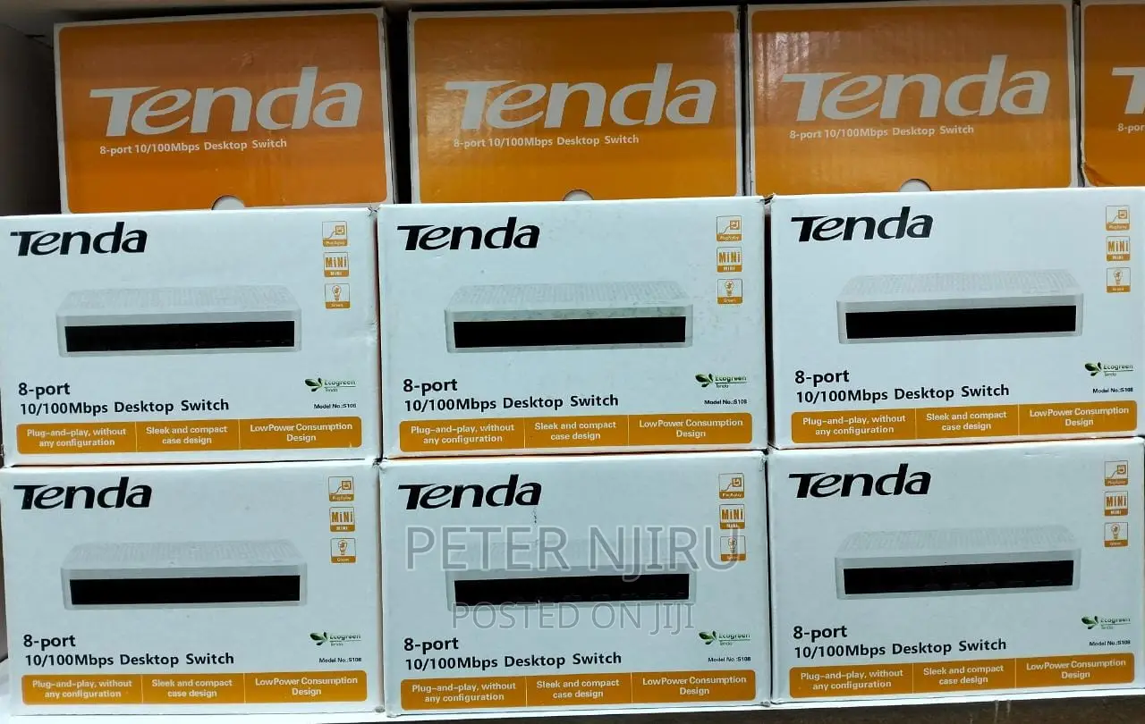 Tenda 8-Port Ethernet Switch S108 NETWORK SWITCH