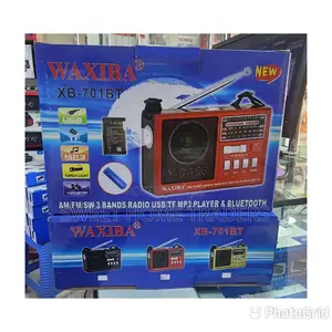 Waxiba Radio Fm Am Sw 3 Bandes Bluetooth USB SD Lampe
