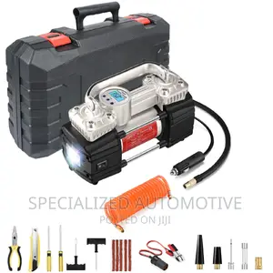 Vehicle Portable Digital Tyre Inflator Double Compressor