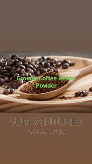 Ground Coffee Beans Powder