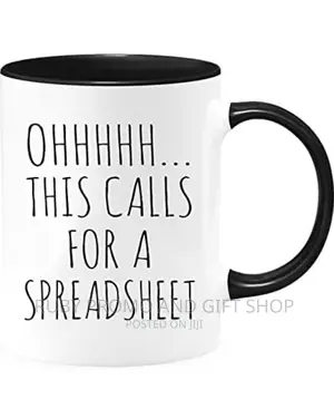 Two Tone Blackand White Branded Mug