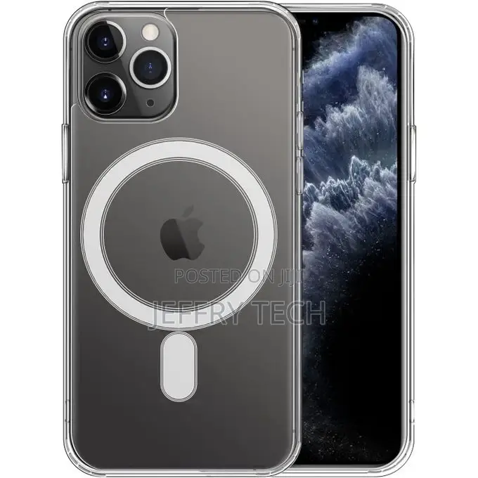 Magnetic Clear Case Designed for iPhone 11 Pro Max– Compatib