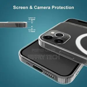 Magnetic Clear Case Designed for iPhone 11 Pro Max– Compatib