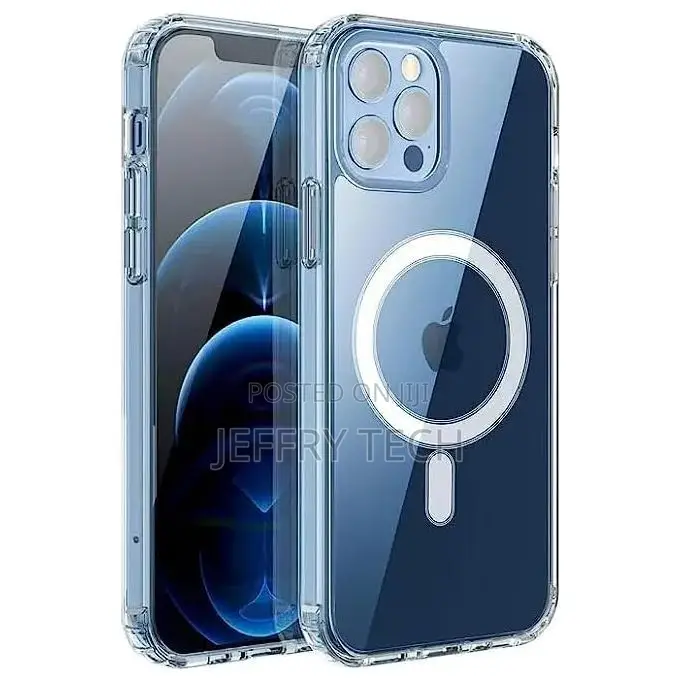 Magnetic Clear Case Designed for iPhone 12 Pro Max – Compati