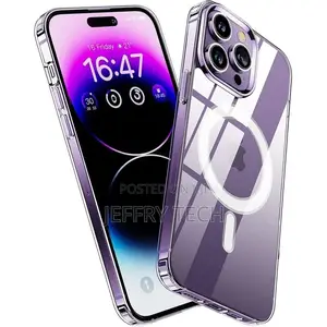 Magnetic Clear Case Designed for iPhone 14 Pro Max – Compati
