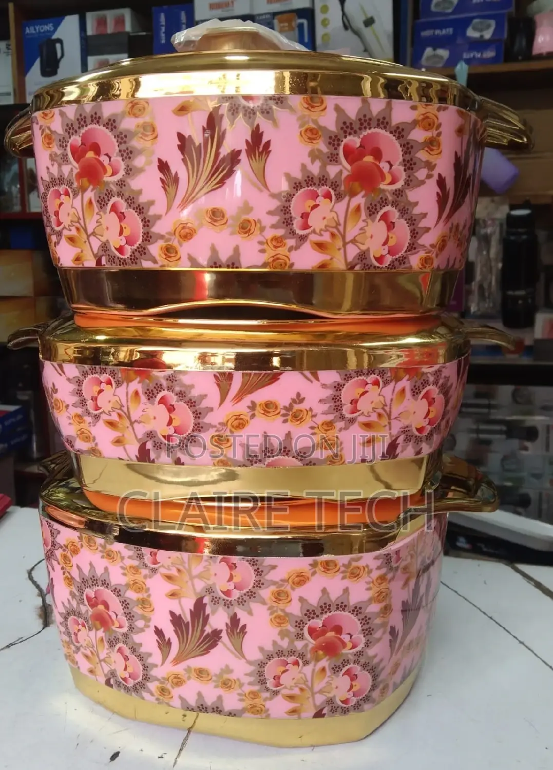 Stylish , 3 Setcolourful Hot Pots