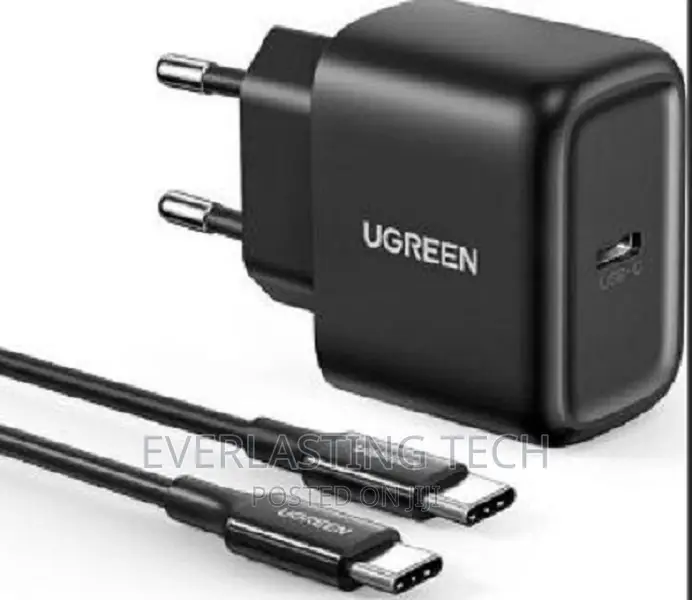 .Ugreen Usb-C 25W Pd Charger With C-C 2M Cable - Cd250