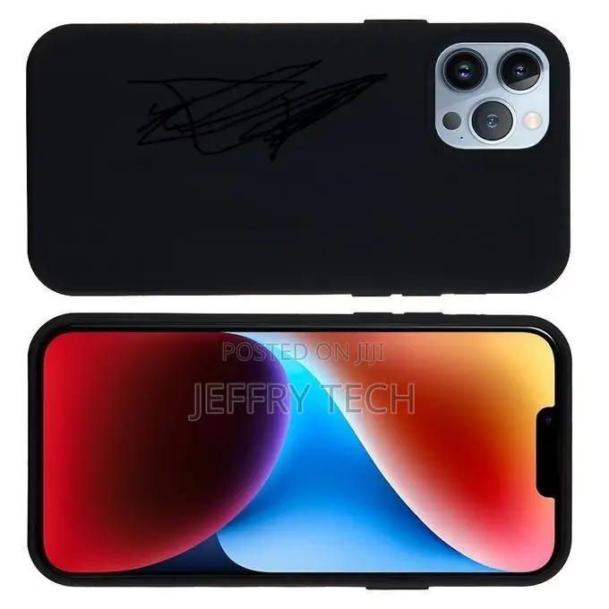 iPhone 15 Pro Max Silicone Back Case - Black
