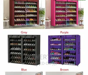 Double Layer Shoe Rack -36 Pairs