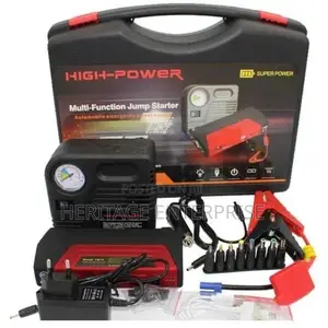 High Power Portable Car Jump Starter With Air Compressor.