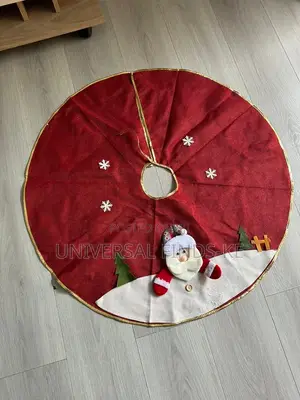 Christmas Tree Skirt Cartoon Santa Claus