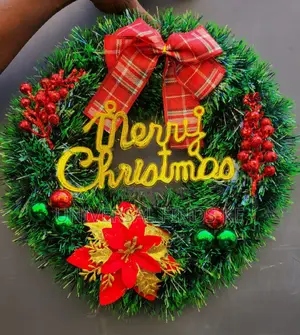 Merry Christmas Door Wreath