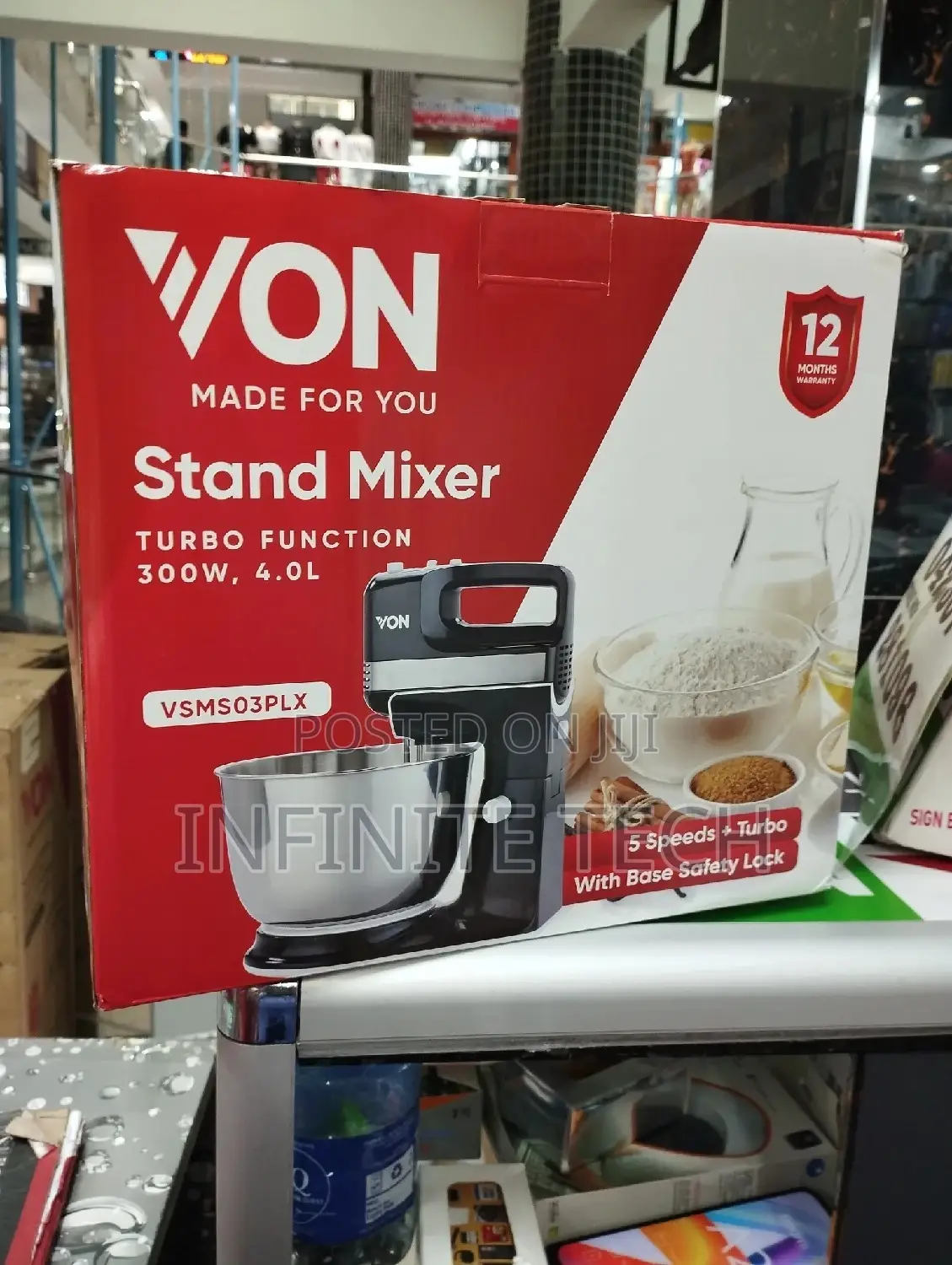 VON Stand Mixer 5 Step Turbo