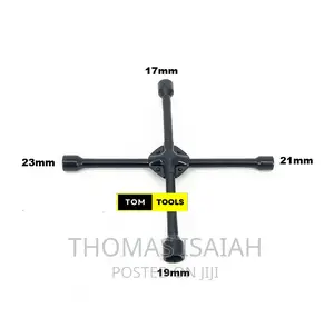 17mm 19mm 21mm 23mm Reinforced 14 Inch Cross Wheel Spanner L