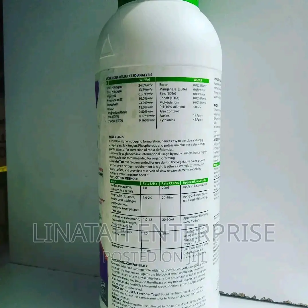 Lavender Total Fertiliser 1litre