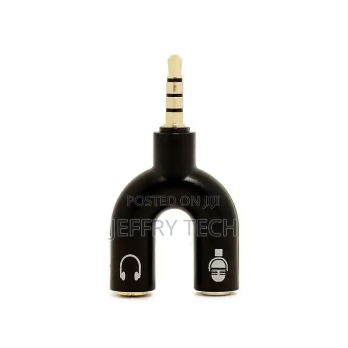 Lightweight Portable 3.5mm Jack Audio Cable Adapter Device