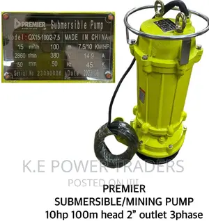Premier 10hp Submersible Water Pump