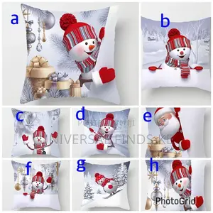 Christmas Snow Themed Decorative Pillow Cases