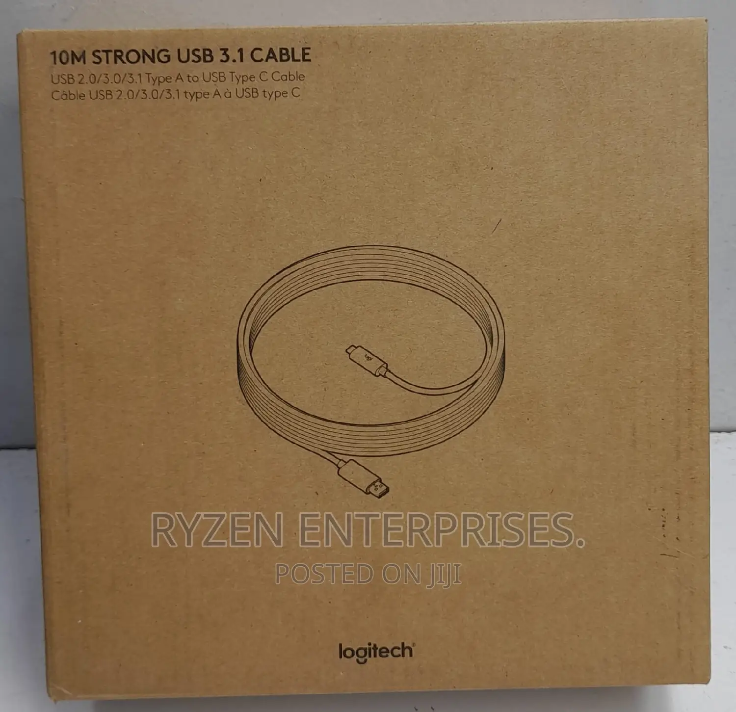 Logitech 10m Strong USB 3.1cable