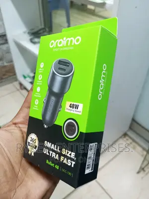 Oraimo 48w Type C and USB Car Charger
