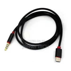 Type C Male to 3.5mm Male Car AUX Audio Cable Adapter USB C