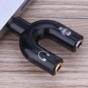 Earphone Connector Converter 3.5mm Stereo Adaptor Splitter A