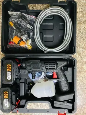 Car Wash Gun, Spray High Pressure Cordless 2 Batteries.