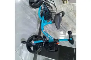 Blue Baby Tricycle With Carrier