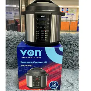 Von VSCP60MMX 6 Litres Pressure Cooker 