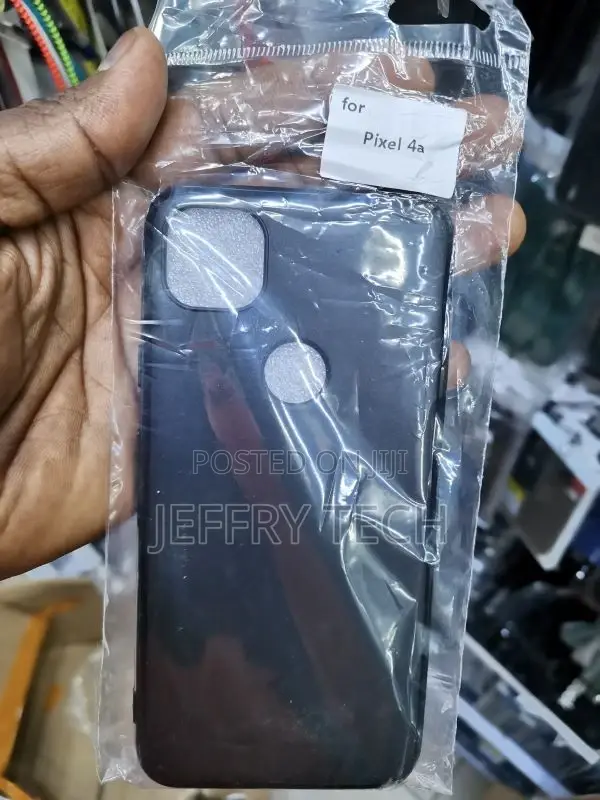 Silicone Cover for Google Pixel 4A Case Black