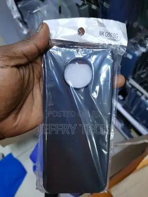 TPU Cover for Nokia G50, Black Flexible Silicone Slim Fit So