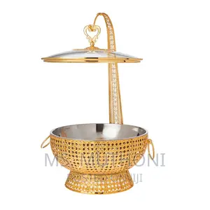 8 L Round Executive Food Warmer's/ Buffet Chaffing Dishes