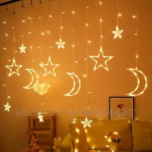 Christmas Moon Lights Star Lights