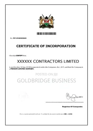 Business Name and Private Limited Company Registrations