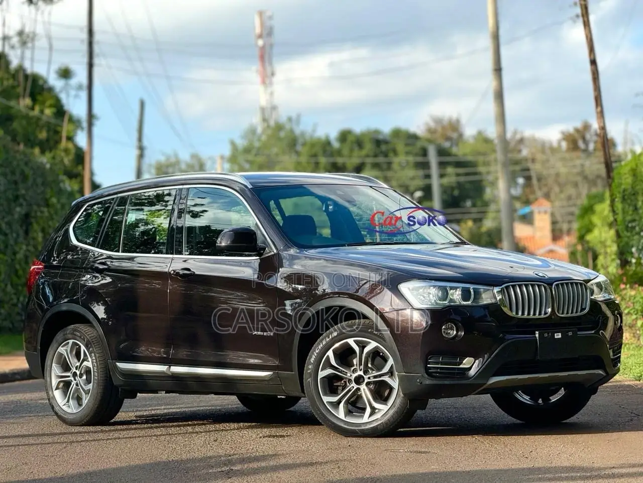 BMW X3 2016 Brown