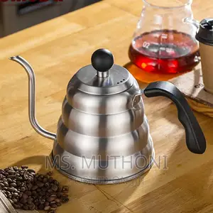 1.2L Stainless Steel Coffee Kettle Gooseneck Thin Spout
